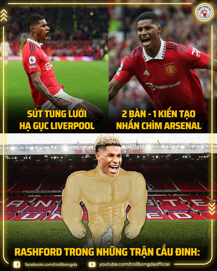 Rashford chính là cầu thủ được chú ý nhất đêm qua. Anh chàng khiến những ông lớn phải "quỳ" dưới chân Quỷ đỏ từ Liverpool hay mới nhất là Arsenal.