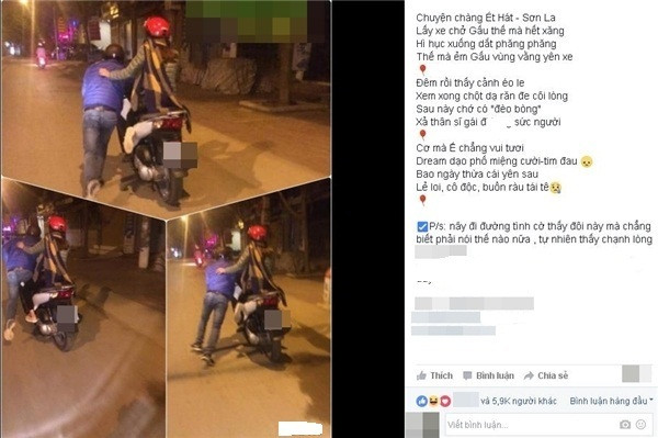 Thậm chí, một số netizen còn chỉ trích cô gái nếu chân không bị đau thì nên xuống đẩy xe phụ giúp chàng trai. Hoặc ít nhất cô bạn nên xuống đi bộ cùng bạn vì dắt một chiếc xe không đi bộ giữa trời nắng đã rất mệt rồi chưa nói tới chuyện phải dắt thêm cả người ngồi bên trên.