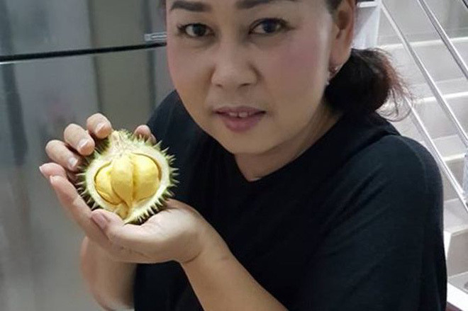 "Nhìn dễ thương quá, ai biết giống gì không mọi người" hay "Hình như bên Thái có giống sầu riêng mini như này nè, ăn đã ghê"... là những bình luận netizen để lại dưới loạt ảnh khoe sầu riêng mini của cô nàng.