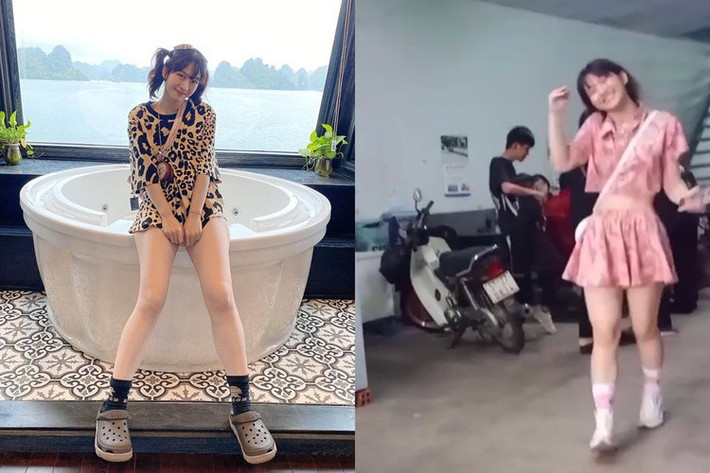 Trước đó, không ít lần nhiều người đã khá thất vọng vì dù mang danh hot girl phòng gym nhưng vóc dáng của Lê Bống không cao ráo như trong ảnh.