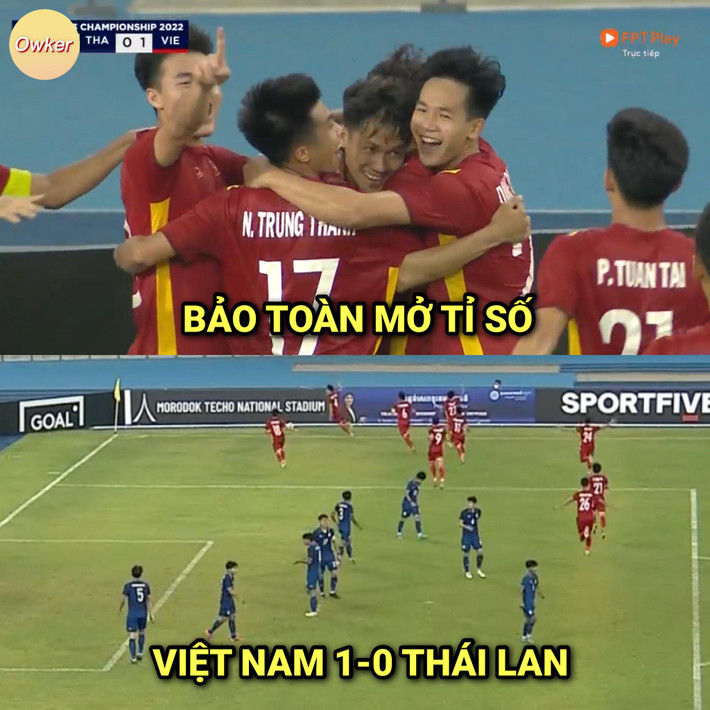 Bảo Toàn là người mở tỷ số và nó cũng là kết quả cuối cùng của trận chung kết giải vô địch U23 Đông Nam Á.