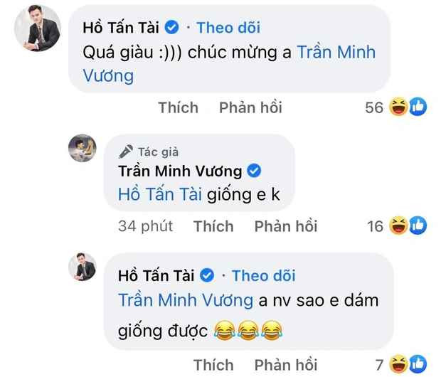 Dưới phần bình luận, nhiều đồng đội tại đội tuyển Quốc gia lẫn CLB cùng NHM đã nhanh chóng để lại lời chúc mừng Trần Minh Vương.