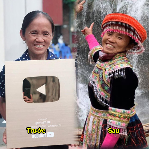 Tuy nhiên, nhiều người lại quan tâm hơn đến gương mặt của bà Tân hậu chỉnh sửa.