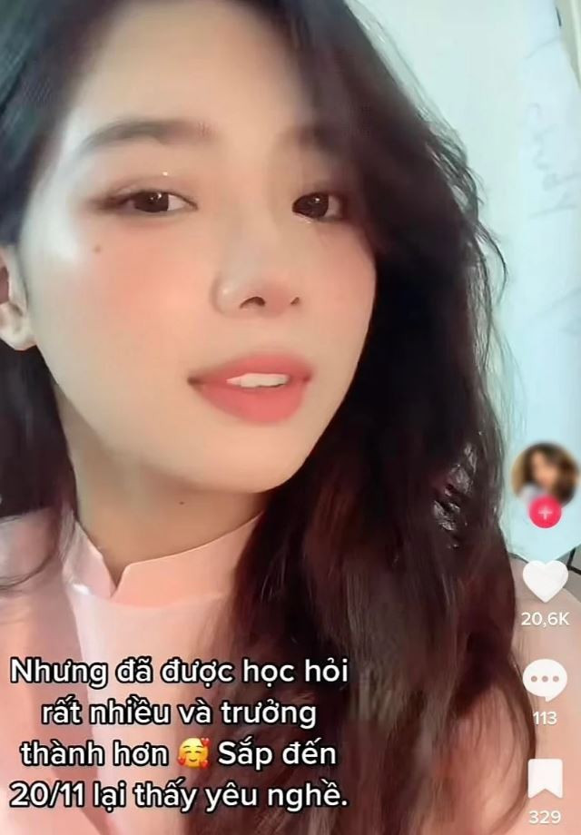 Trong đó, nhiều video khoe nhan sắc cô giáo hot girl này đã nhận về lượt thích và tương tác không nhỏ trên trang cá nhân.