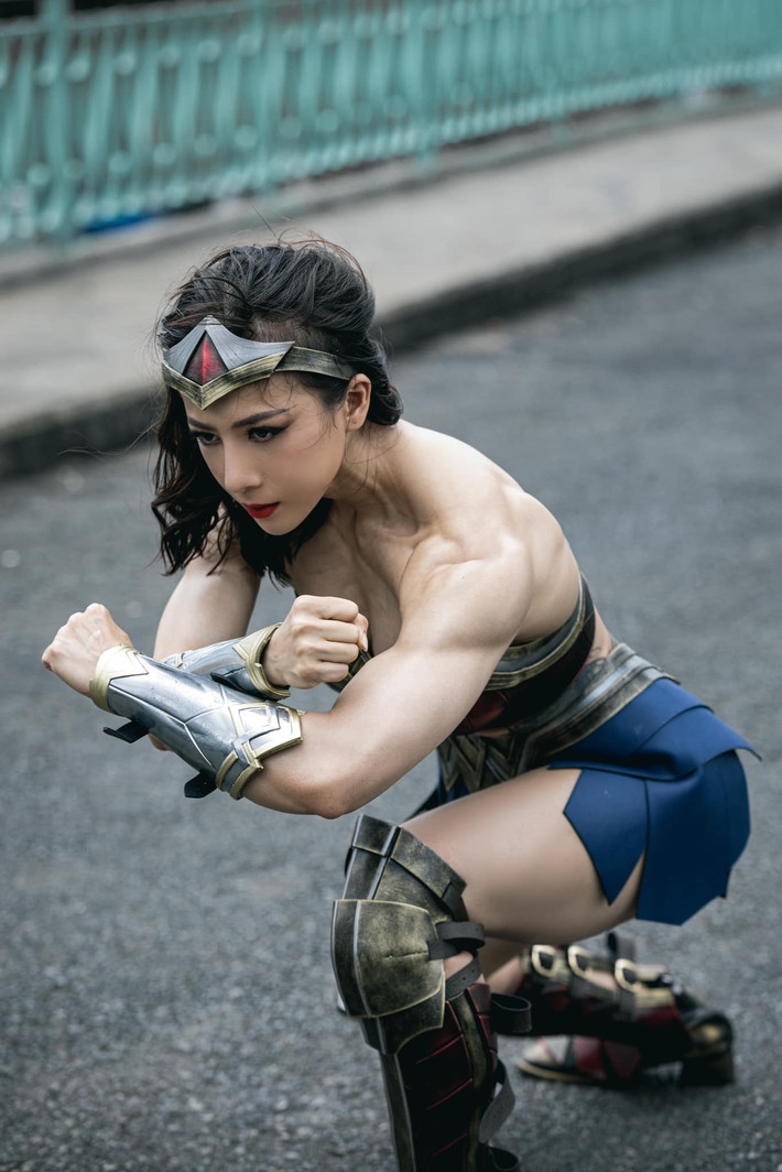 Ngoài đồng hành cùng những người bạn tìm tới gym để cải thiện sức khoẻ, thay đổi vóc dáng thì Nguyên Thi cũng dành quỹ thời gian cho bản thân để "độ" body.