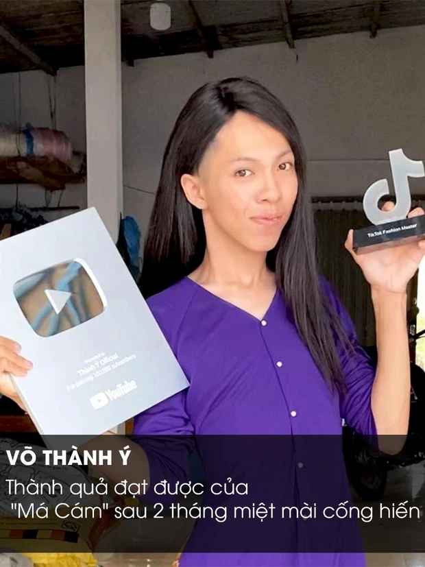 Võ Thành Ý là chủ kênh TikTok triệu view được nhiều người yêu thích. Anh chàng này gây ấn tượng nhờ diễn xuất duyên dáng trong nhiều clip; đồng thời được gọi bởi nickname hết sức dễ thương – Má Cám.