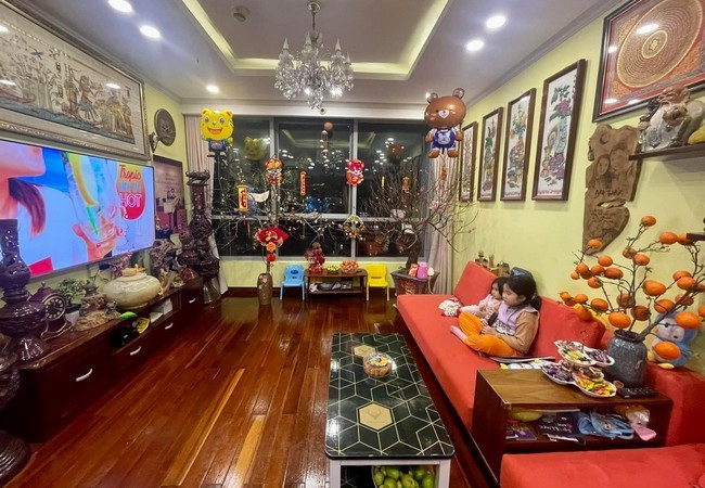 Nhà riêng của NSND Tự Long được thiết kế sang trọng với nội thất hiện đại, màu sắc tinh tế hài hòa. Ảnh: Vietnamnet