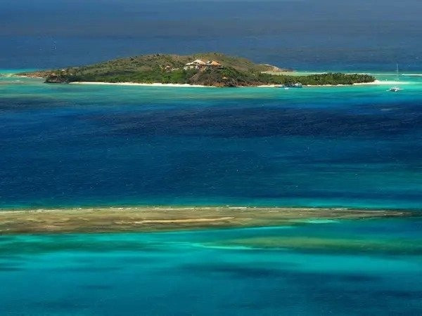 Đảo Necker của tỷ phú Branson là một phần của Quần đảo Virgin thuộc Anh, trải rộng gần 30 ha. Ảnh: BI