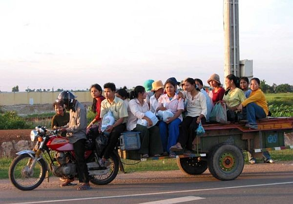 Hình ảnh giao thông chỉ có ở Việt Nam.