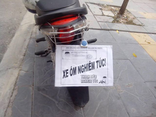 Xe ôm chỉ có ở Việt Nam.