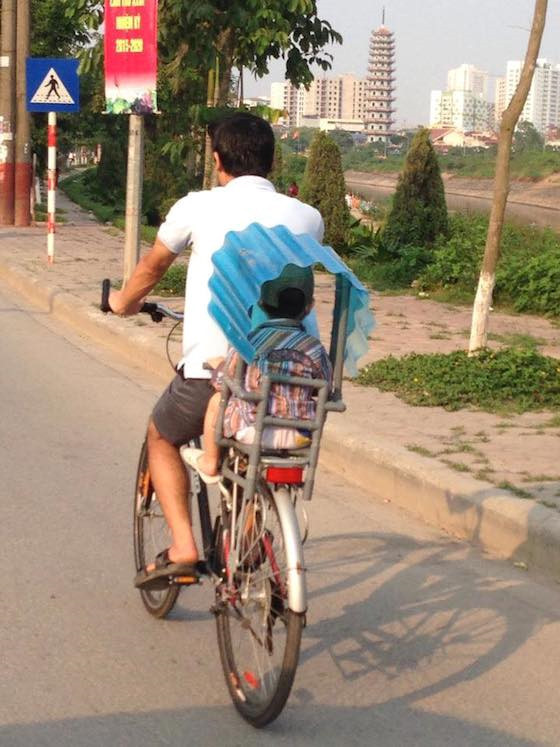 Khỏi lo nắng gió.