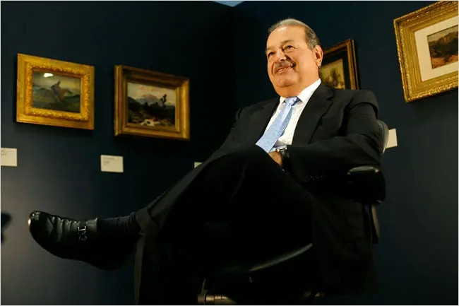 Khi đến tuổi đi học, Carlos Slim Helú đã thích mặc cả, đổi chác và mua bán để kiếm tiền. Ở tuổi lên 5, ông đã bán lại cho các anh trai những món đồ để dành chưa ăn, chưa dùng đến. Ảnh: New York Times
