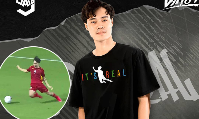 Không chỉ Xuân Trường, tiền đạo Văn Toàn cũng nổi tiếng với tài kinh doanh khi anh lấn sân từ bóng đá sang lĩnh vực thời trang và cả đồ uống. Ảnh: Infonet