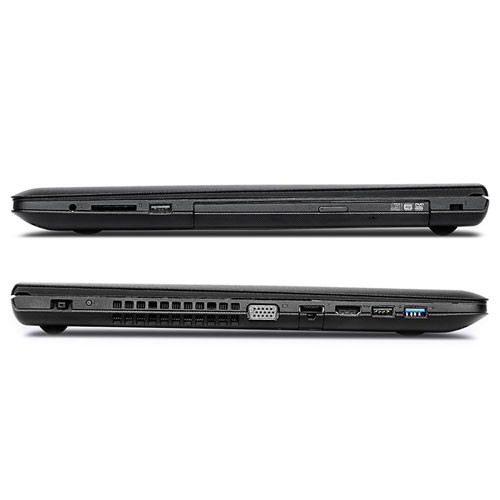 Cấu hình của G5030 phiên bản giá rẻ bao gồm Intel Pentium N3530 tốc độ 1,6 GHz, RAM 2 GB, ổ cứng 500 GB, chip đồ họa Intel HD Graphics. Máy có ổ quang đọc/ghi DVD và pin cho thời gian sử dụng khoảng 4 tiếng.
