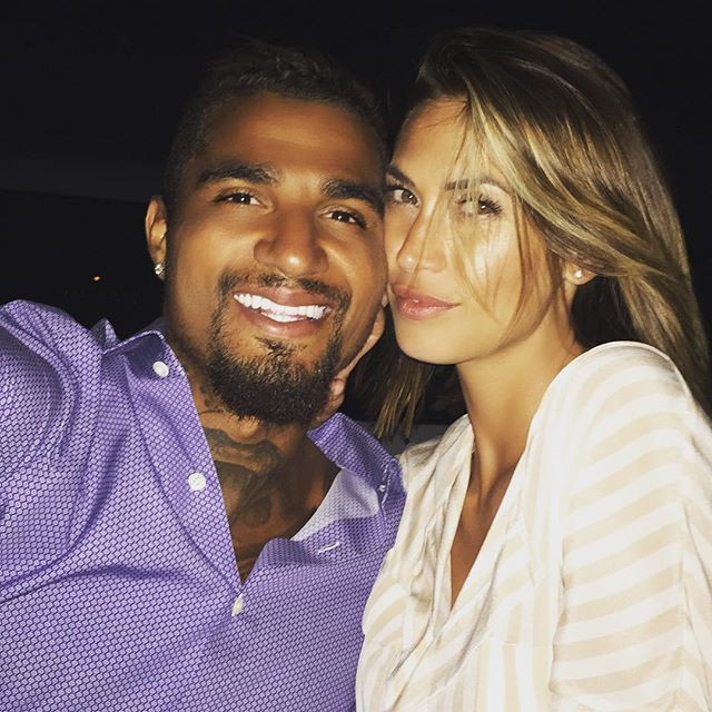 Melissa Satta gắn với Kevin Prince Boateng như hình với bóng.