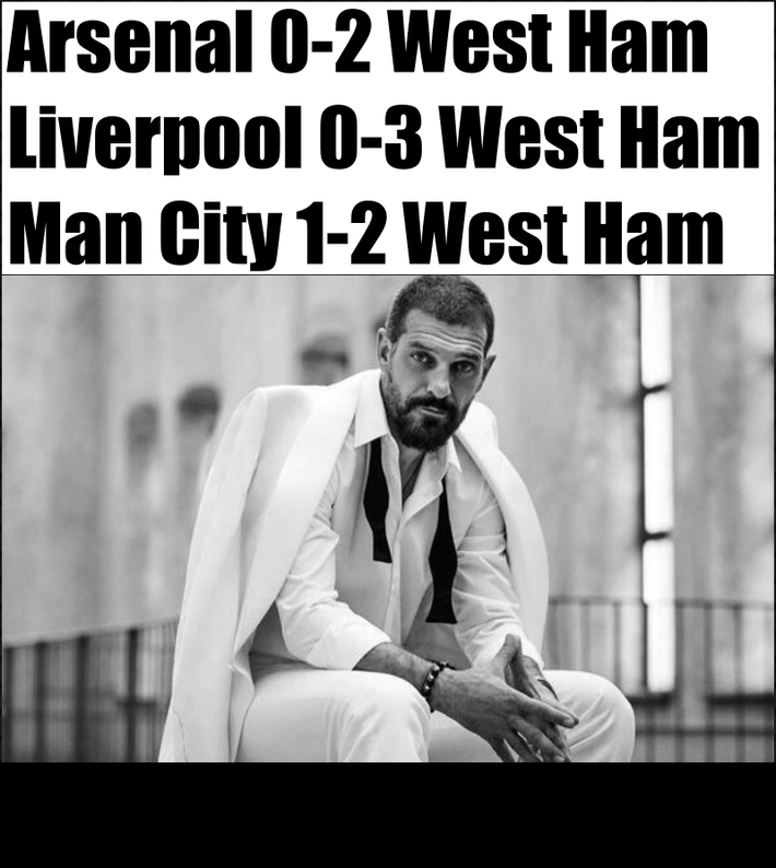Tin sốc nhất vòng 6 Premier League đó là Westham, một đội bóng tầm trung của Premier League đã hạ Man City, CLB có thành tích ấn tượng trong thời gian qua, với tỷ số 2-1. Kể từ khi Premier League 2015/2016 khởi tranh, Westham đã hạ 3 trong 5 ông lớn của Premier League.