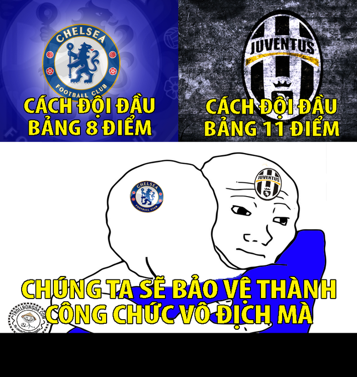 Chelsea và Juventus rơi vào cùng cảnh ngộ khi có sự khởi đầu không mấy suôn sẻ tại những giải đấu mình đang là ĐKVĐ.