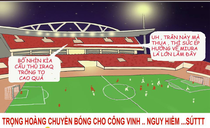 Trong trận đấu với ĐT Iraq tại vòng loại World Cup 2018, dù phải gặp đối thủ cao to đến từ khu vực Tây Á nhưng ĐTVN vẫn kiên cường chống trả.