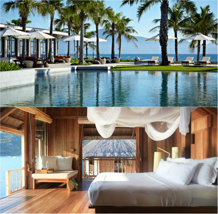 Six Senses Ninh Van Bay (Khánh Hòa): Năm 2014, biệt thự hướng biển số 5 của Six Senses Ninh Van Bay đã đoạt giải Smith Hotel Awards hạng mục “ Phòng nghỉ quyến rũ nhất hành tinh” do Daily Mail bình chọn. Biệt thự có bể bơi được thiết kế hài hòa với vách đá, cầu thang riêng dẫn xuống biển và nội thất sang trọng, tạo ra không khí lãng mạn và riêng tư cho bất cứ cặp đôi nào. Khu nghỉ dưỡng này được đánh giá là một chốn thiên đường xa hoa, sáng tạo và trang nhã, với những căn phòng có kiểu thiết kế độc đáo.