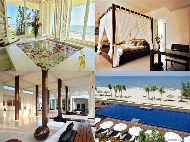 Princess d'Annam Resort & Spa (Bình Thuận): Khu nghỉ dưỡng cao cấp tọa lạc ở mũi Kê Gà, có vẻ đẹp độc đáo nhờ sự kết hợp giữa kiến trúc Pháp và kiến trúc phương Đông truyền thống. Resort này gồm 57 biệt thự nằm giữa không gian yên tĩnh. Nội thất tuyệt đẹp cùng nhà hàng lãng mạn cạnh bãi biển khiến Princess d'Annam chiếm trọn cảm tình của du khách và được đánh giá 5 sao trên nhiều trang đặt phòng uy tín của thế giới.