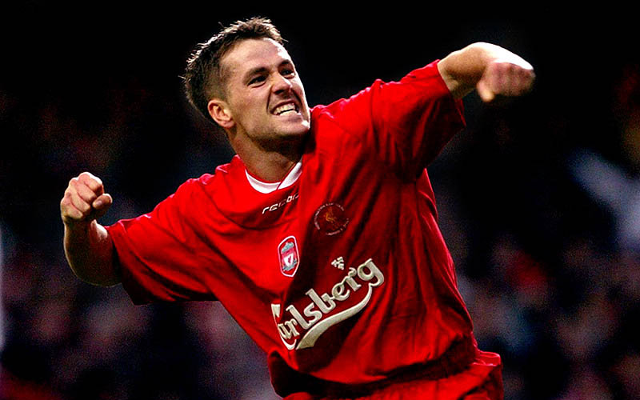 Owen cần đến 98 trận và đánh dấu thành tích này bằng bàn thắng vào lưới Southampton ngày 26/8/2000.
