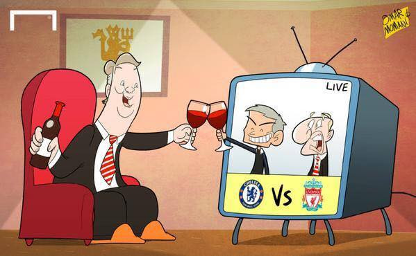 Van Gaal vui mừng khi học trò cưng Mourinho đã giúp mình.