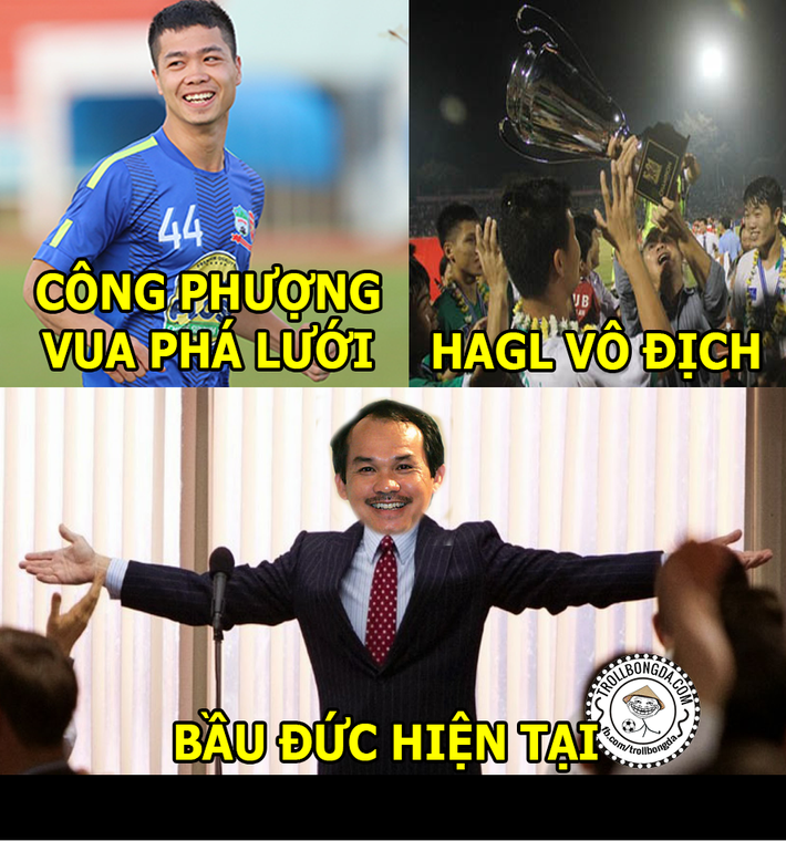 Bầu Đức đang nở mũi với chiến tích của U21 HAGL tại giải U21 Quốc tế 2015.
