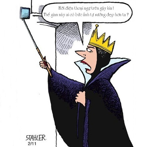 Phù thủy ngày nay thay gương thần bằng smartphone.