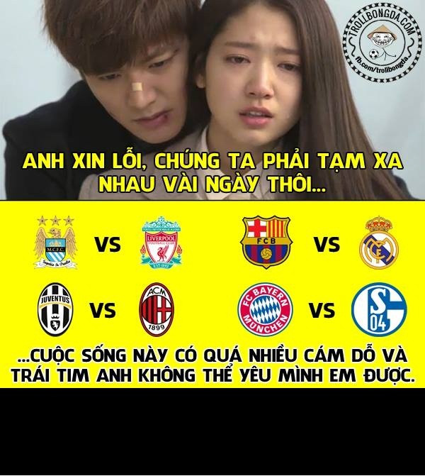 Cuối tuần vừa qua với những trận đấu vô cùng hấp dẫn khiến nhiều đấng mày râu phải tạm xa bạn gái của mình để phục vụ đời sống tinh thần bóng đá.