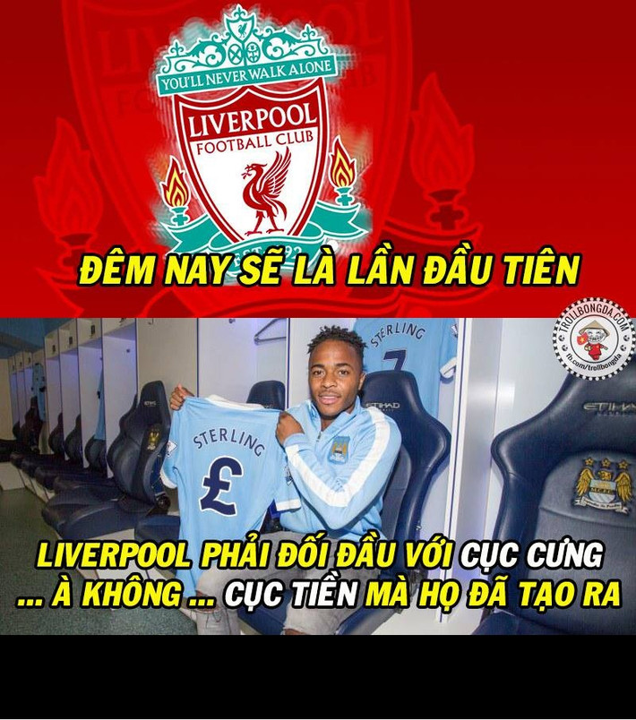 Trận thắng 4-1 trước Man City ngay trên sân Etihad là lần đầu tiên Liverpool phải đối đầu với cục tiền mà họ tạo ra đó là Sterling, cầu thủ mà đã đem về cho họ 49 triệu Bảng trong mùa hè vừa qua.
