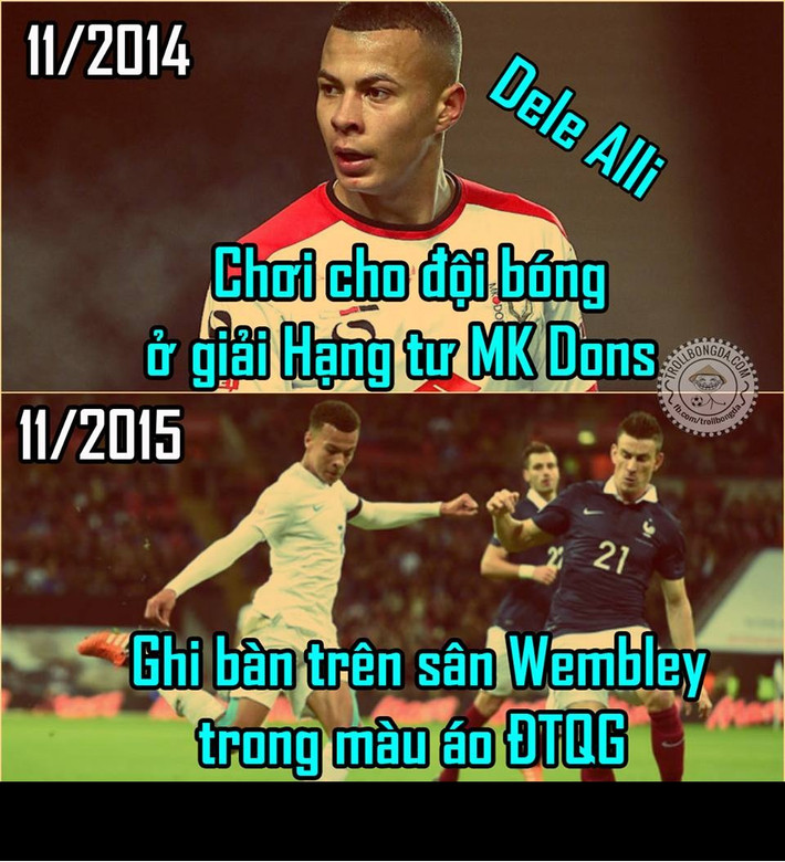 Dele Ali là ngôi sao sáng trong trận đấu giao hữu giữa Pháp và Anh vừa qua.