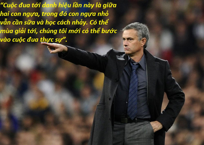 Mourinho phát biểu sau khi Chelsea giành thắng lợi trước Manchester City tại mùa giải 2013/2014.