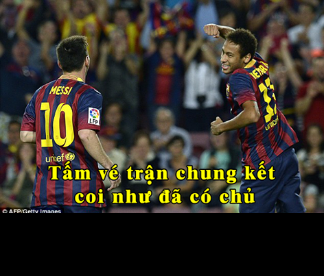 Trận đấu bán kết lượt đi UEFA Champions League 2014/2015 diễn ra giữa Barca và Bayern kết thúc với tỷ số 3-0 nghiêng về Barca. Nhiều CĐV Barca lạc quan coi đội bóng của mình đã có mặt ở trận chung kết ở Berlin.
