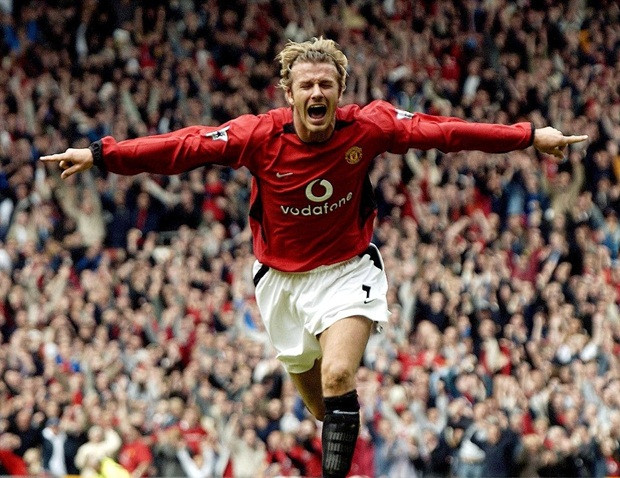 David Beckham (1992- 2003, 394 trận- 85 bàn): 6 chức vô địch Premier League, 2 FA Cup, 1 Champions League.