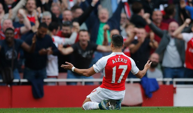 Xếp thứ 9 là Alexis Sanchez của Arsenal.