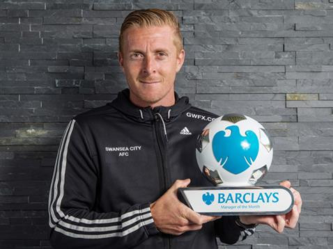 4/2/2014, Garry Monk được bổ nhiệm là một cầu thủ kiêm huấn luyện viên tạm thời sau khi ông Michael Laudrup bị sa thải. Một chuỗi các kết quả khiến Swansea nằm trong nhóm dẫn đầu của bảng xếp hạng Premier League và Garry Monk giành được giải thưởng Huấn luyện viên của tháng 8 năm 2014.