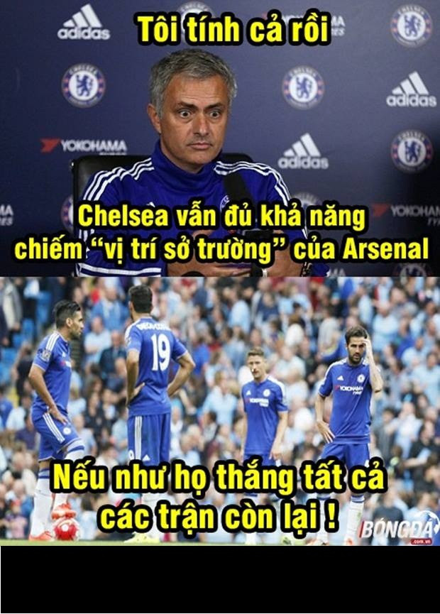 Mourinho vẫn đau đáu hướng về Chelsea và theo "người đặc biệt" nếu The Blue thắng tất cả các trận đấu còn lại họ sẽ chiếm được vị trí thứ tư như những gì Arsenal đã từng làm.