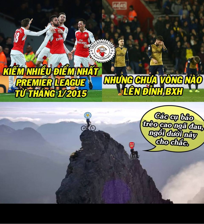 Cách mà Arsenal lý giải việc chưa chịu lên "đỉnh" của mình.