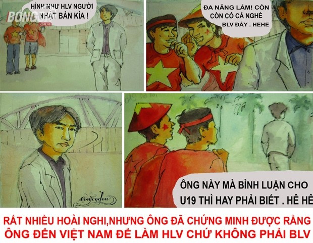 Cũng giống như nhiều HLV khác đến Việt Nam, HLV Miura bị đặt những ánh mắt hoài nghi về chuyên môn.