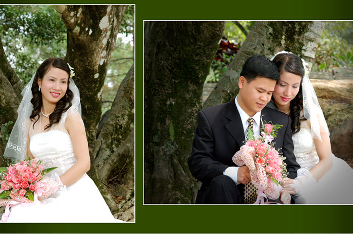Thậm chí cười còn không dám cười hết cỡ vì có lẽ không gian trong studio thời đó khá căng thẳng. Các nhiếp ảnh cưới cũng luôn đóng vai thanh niên nghiêm túc chứ không thoải mái và vui vẻ như bây giờ".