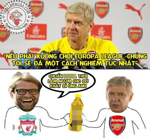 HLV Arsene Wenger hứa rằng nếu phải xuống chơi tại Europa League, Arsenal của ông sẽ thi đấu nghiêm túc nhất có thể.