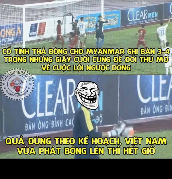 Cách mà các cầu thủ U21 HAGL đẩy trận đấu với U21 Myanmar lên đến cao trào.