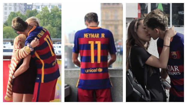 Trong clip, Ruben đóng giả là bản sao nổi tiếng khi mặc trang phục là bộ áo thi đấu của CLB Barcelona in tên Neymar và biểu diễn rất nhiều động tác kỹ thuật với trái bóng ngay trên đường phố.