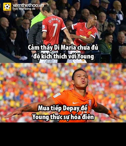 Mùa giải này, vị trí của Young bị đe dọa bởi Di Maria, chính vì vậy Young đã thi đấu hết sức cố gắng. Mùa giải sau, Young lại tiếp tục bị đe dọa bởi bản hợp đồng mới của MU là Depay. Liệu Young có thi đấu hay hơn khi Depay có mặt?