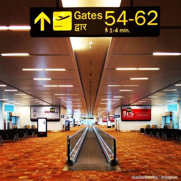 Sân bay Quốc tế Indira Gandhi (Indira Gandhi International Airport, New Delhi, Ấn Độ) đứng ở vị trí thứ 8.