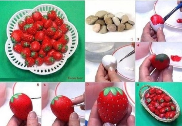 Nhiều người có lẽ sẽ bị mẻ răng vì những quả dâu tây cứng như đá này.