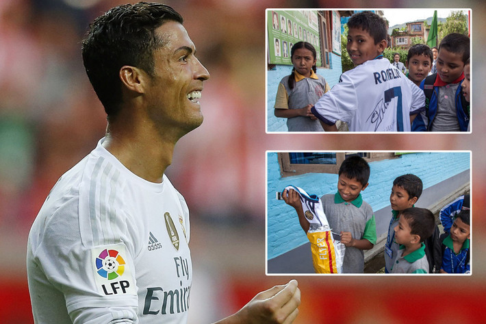 Sau khi trận động đất diễn ra, Ronaldo cũng là một trong những ngôi sao bóng đá tích cực nhất kêu gọi quyên góp từ thiện cho quốc gia Nam Á.