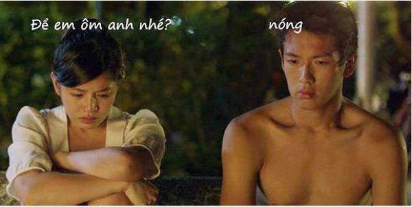 Một cái ôm trong thời tiết nắng nóng như thế này quả là một điều "xa xỉ".