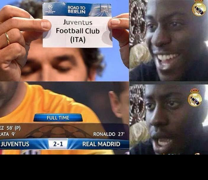 Fan Real Madrid vui mừng khi chỉ phải gặp Juve. Sau trận đấu họ nói: "tưởng không khó, ai ngờ khó không tưởng".