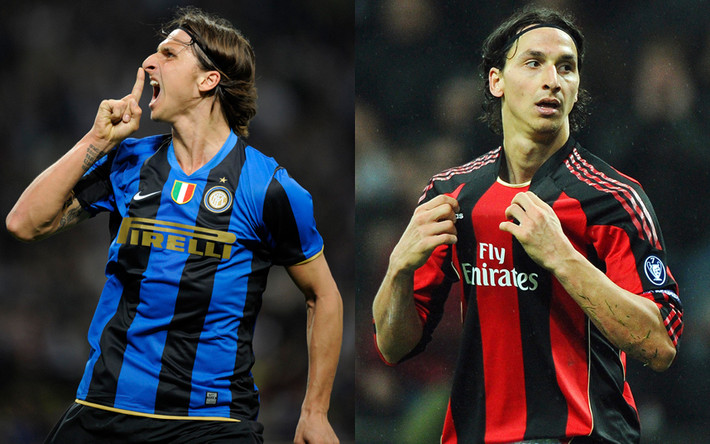 Chuyện tình giữa Zlatan Ibrahimovic với Inter Milan cũng giống như những người tiền nhiệm trước của mình là Ronaldo "Brazil" và Clarence Seedorf. Zlatan Ibrahimovic đến Inter Milan vào năm 2006 và sau đó cầu thủ này đã ra đi và tìm đến nửa đỏ thành Milan vào năm 2010.